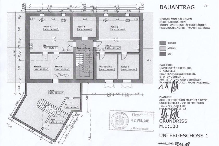Grundriss UG