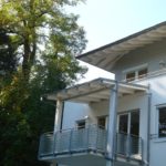 Hausrückseite-die Wohnung