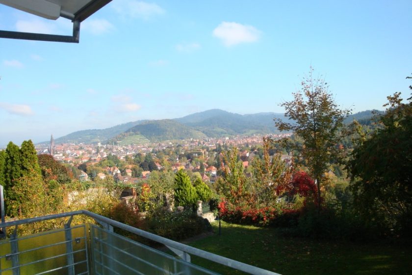Aussicht vom Balkon