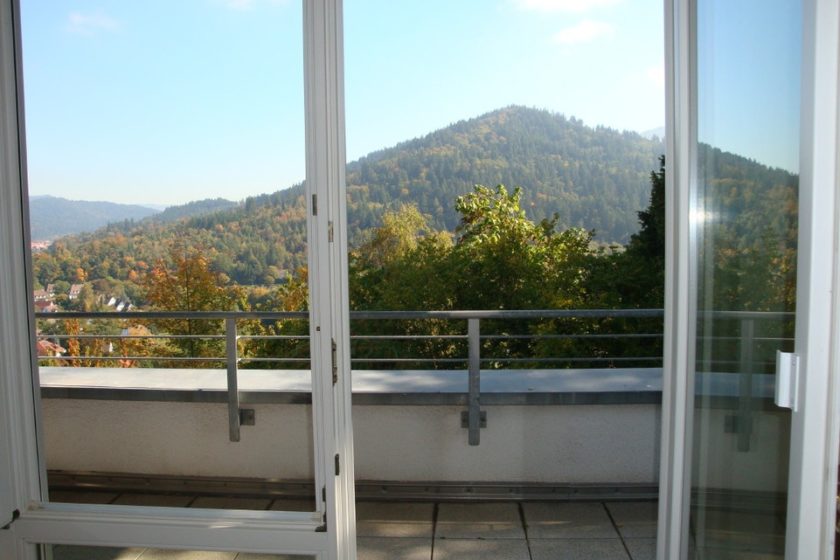 Aussicht vom Schlafzimmer
