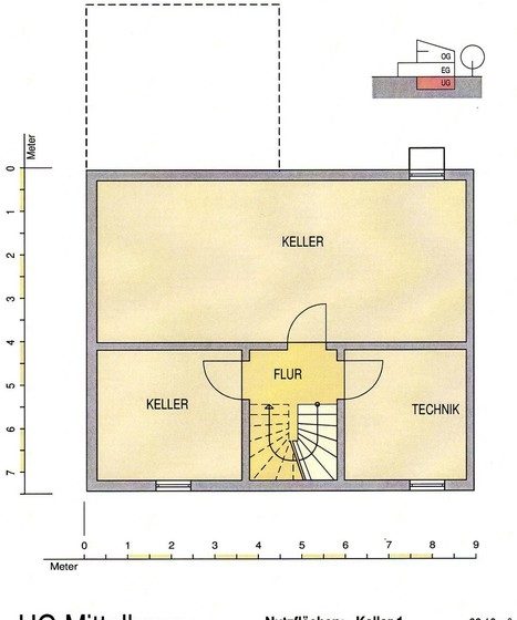 Grundrissplan UG