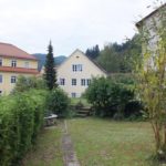 Blick auf das Grundstück