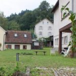 Hausrückseite m. Garten