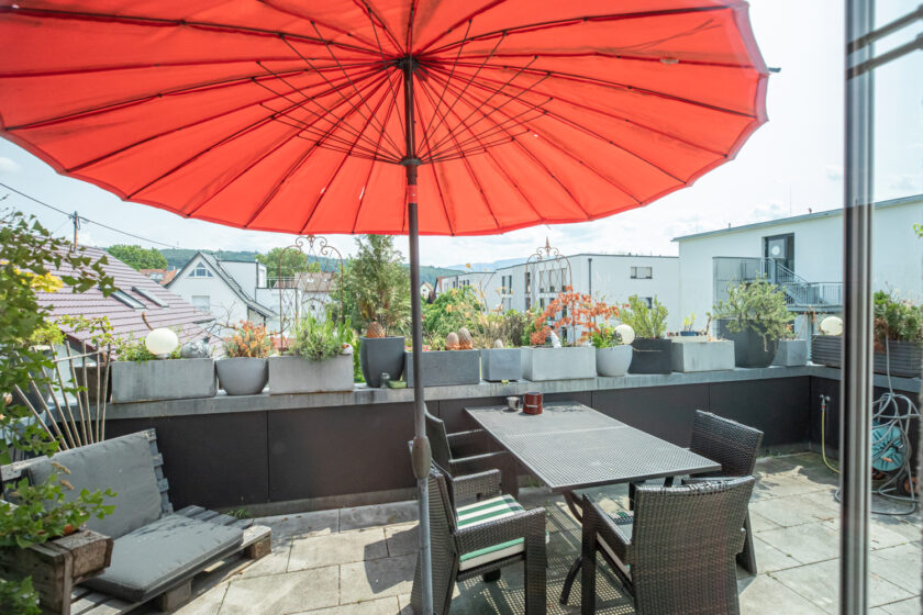 Terrasse Wohnung 4 OG