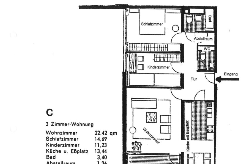 Grundriss Wohnung