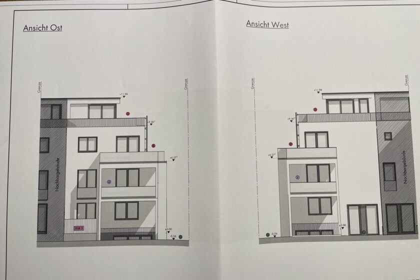 Ansicht Ost-West