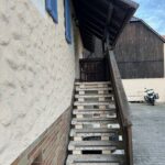 Treppe zur Haustür