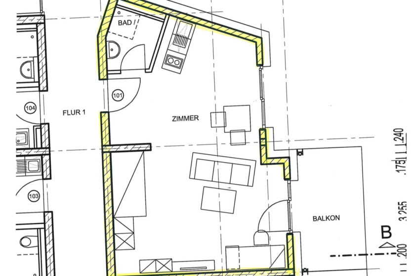 Grundriss Wohnung