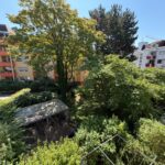 Blick vom Balkon