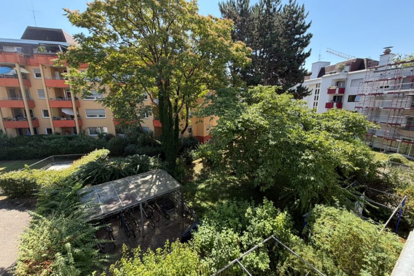 Blick vom Balkon