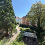 Blick vom Balkon