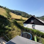 Blick vom Balkon