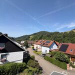 Blick vom Balkon